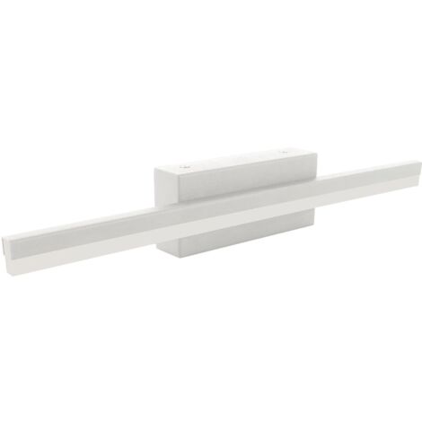 Lampe de miroir LED en acier inoxydable IP44 W : 40 cm blanc oblong 4000 K lumière blanc neutre 600 lm