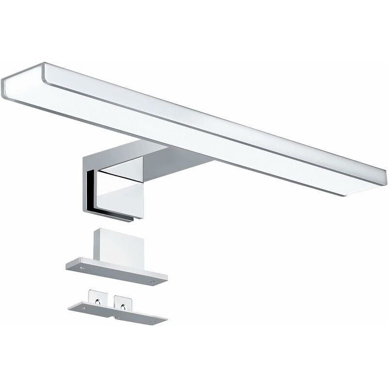 Start - Lampe de Miroir pour Salle de Bain 5500k,Lampe led Murale 6w 230v & 650LM de 30cm,IP44 Etanche,Lumière Blanche,à Economie d'Energie GrooFoo