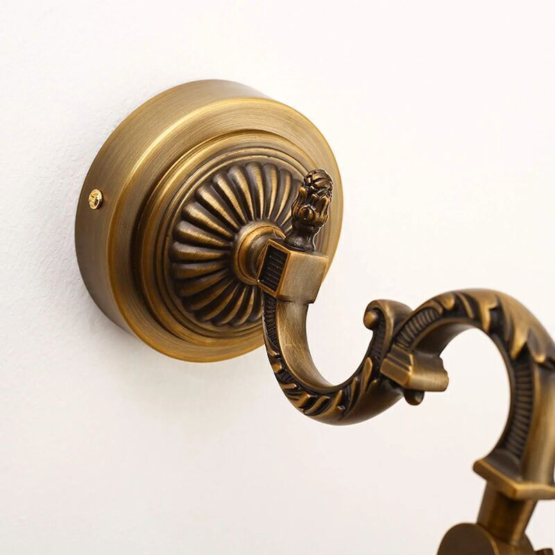 Basetbl - Lampe de Miroir Salle de Bain led Vintage Appliques Éclairage de Salle de Bain Laiton IP44 Imperméable Éclairage pour Coiffeuse Lampes pour