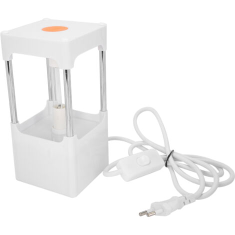 Lampe de Nettoyage UV 8W avec Capteur Radar, Ampoule Quartz Intelligente, UV Cleaner avec Prise 220V UE
