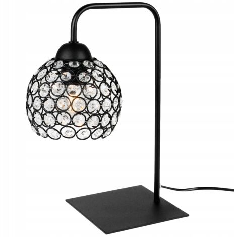 LAMPE DE NUIT BUREAU BOULE CRISTAL LED