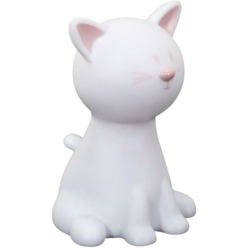 Lampe de nuit Chat blanc