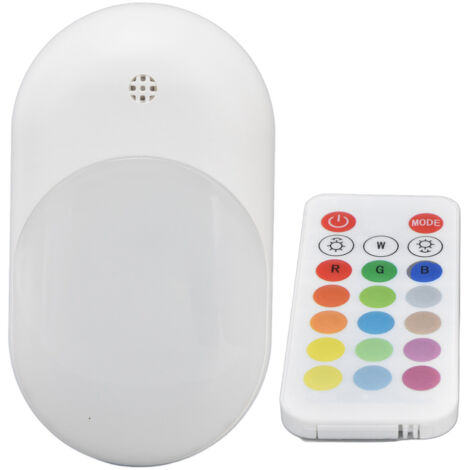 Lampe de Nuit LED 16 Couleurs RVB avec Télécommande pour Cuisine, Couloir, Escalier - AC100-240V