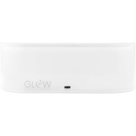Lampe de nuit LED RGB 5 W Proove Glow avec chargeur inductif 15 W Blanc