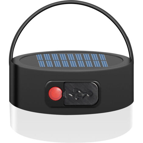 Lampe de nuit pour tente 1 pièce Lampe de camping Lampe solaire Lampe portable Lampe d'urgence 1 pièce