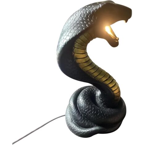 Lampe De Nuit Serpent Gothique - Figurine Lumineuse Gothique Serpent De