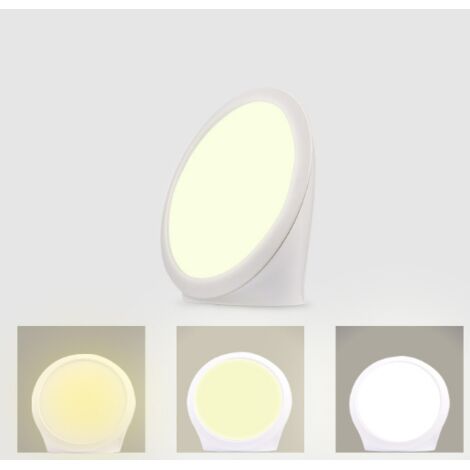 Lampe de photothérapie portable SAD avec écran tactile intelligent et minuterie