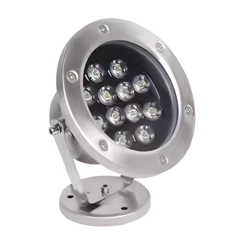 Silamp - Spot Extérieur Orientable 24W IP68 DC24V - Blanc Neutre 4000K - 5500K