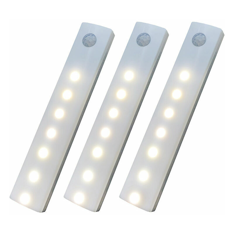 Lampe de placard, lampe de placard led avec détecteur de mouvement, lampe d'armoire de cuisine, veilleuse pour placard, armoire, escalier, couloir de