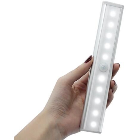 Lampe de Placard - LED - 10LED - Détecteur de Mouvement - Adhésive - Intérieur