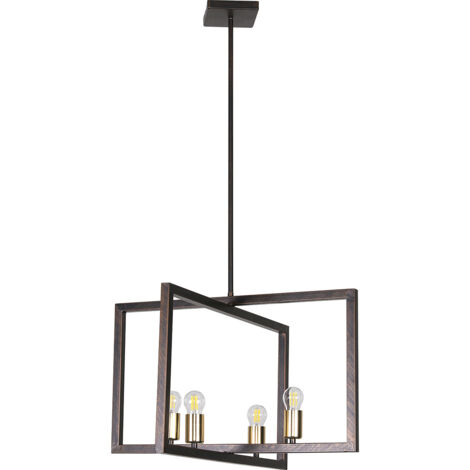 Lampe de plafond au design rétro - Lampe suspendue - Robson Doré