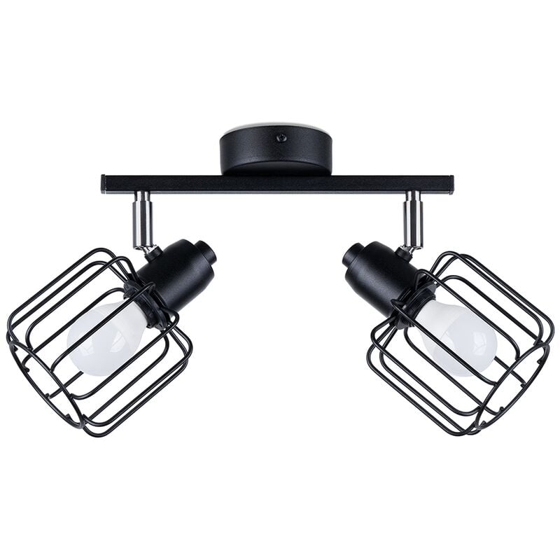 Plafonnier Beluci acier 2xE14 Sollux