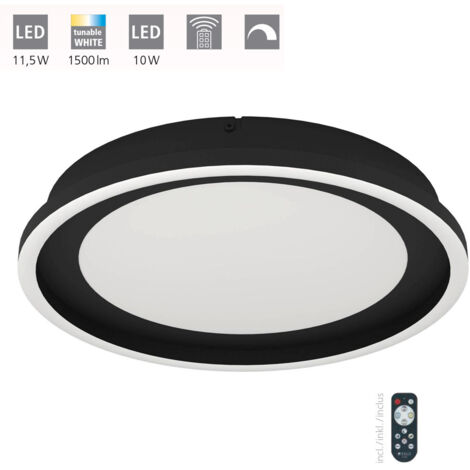 Lampe de plafond calagrano plastique blanc LED 11,5 W