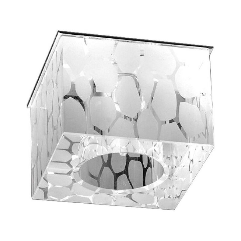 Spot d'Intérieur Cristaldream, Métal, Verre, Chrome, 7x7x6,7 cm