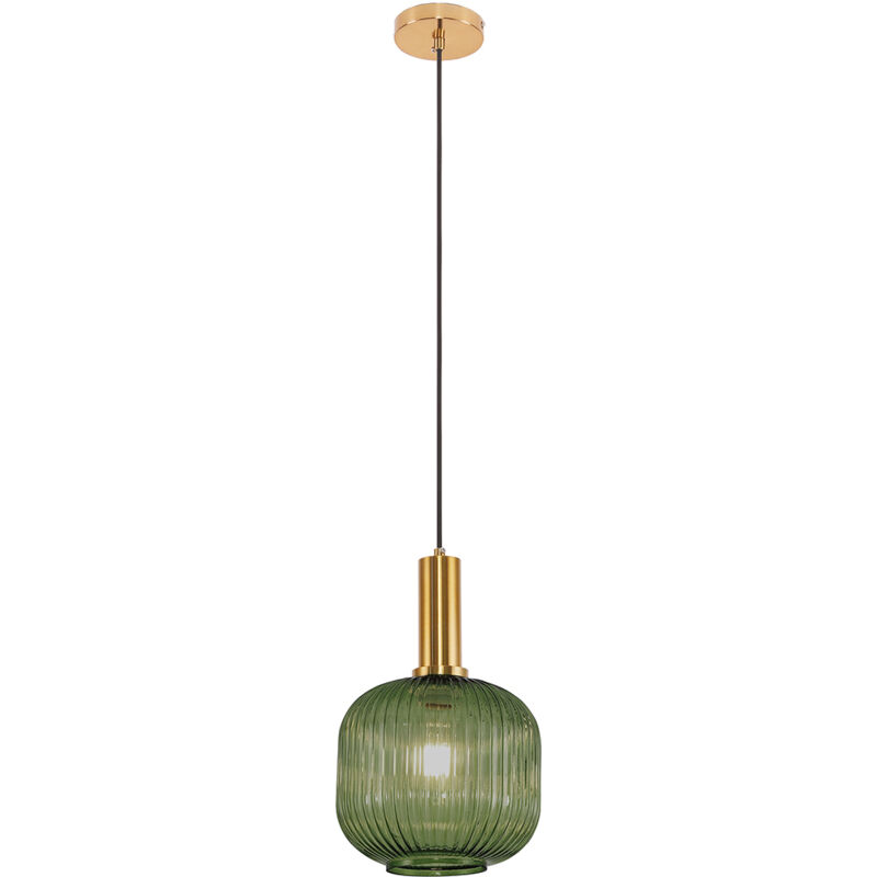 Lampe de plafond vintage - Suspension en cristal - Amelia Vert Lampe de plafond vintage - Suspension en cristal - Amelia Vert