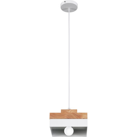 Lampe de plafond - Lampe suspendue de style scandinave - Edda Blanc