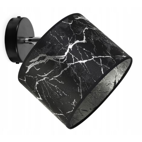 LAMPE DE PLAFOND SUSPENDU Applique ABAT-JOUR MOTIF ARGENT