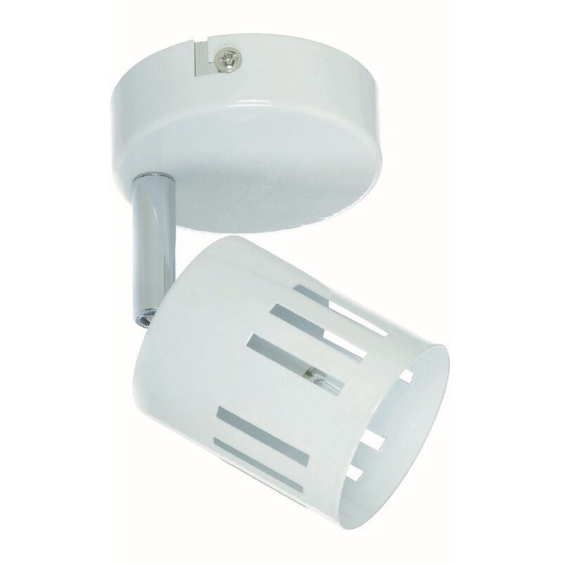 Spot d'Intérieur Ulrika, Métal, Blanc, 10x10x13 cm