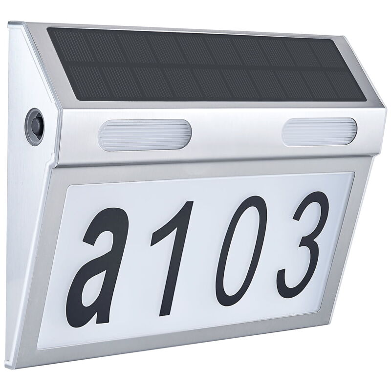 Lampe de plaque de porte ornement énergie solaire créativité éclairage lampe de plaque de porte solaire