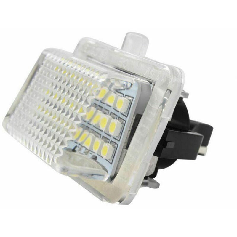 Trimec - Lampe de plaque d'immatriculation led 2 pièces adaptée pour Mercedes Benz W204 W212 W216 W221 W207 Eclairage pour voiture