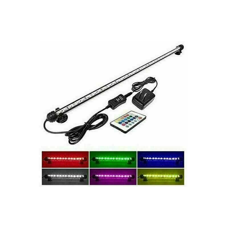 Lampe de plongée à LED étanche pour aquarium 59CM RGB