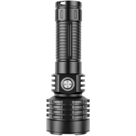 Lampe de plongée courte, lampe de plongée sous-marine, ultra-lumineuse, rechargeable, adaptée à la plongée jusqu'à 50 m de profondeur, 3 modes d'éclairage, adaptée à la plongée de nuit.