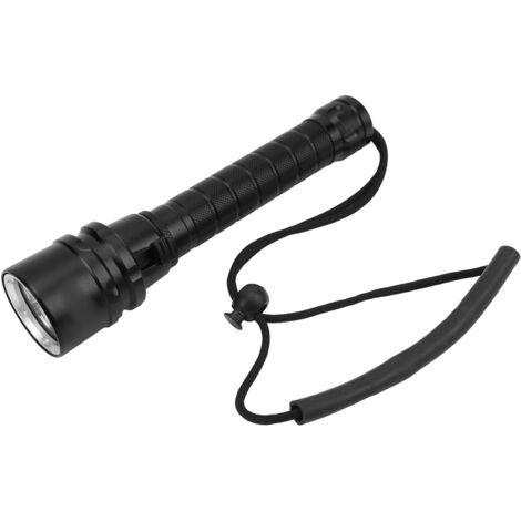 Lampe de plongée étanche 100m, Torche LED puissante pour plongée, pêche et sports aquatiques