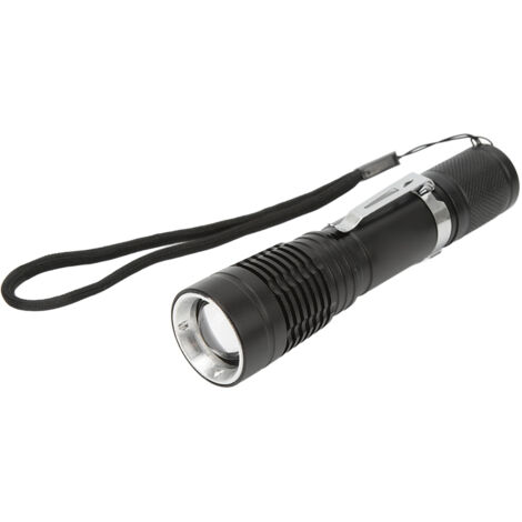 Lampe de plongée LED 5W étanche IPX8 en alliage d'aluminium, compacte et portable pour camping et activités subaquatiques.