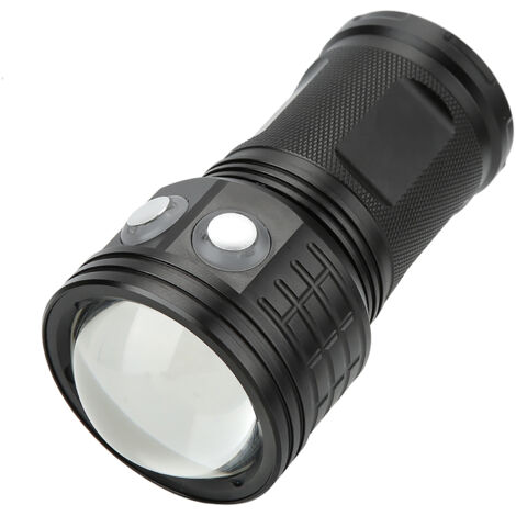 Lampe de Plongée LED Submersible 400LM QX3, Torche Étanche 100M pour Vidéo Sous-Marine et Exploration Aquatique