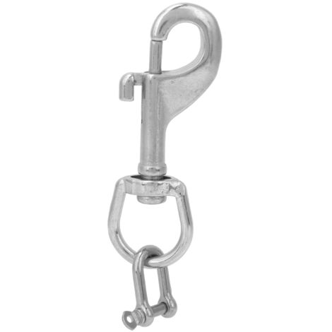 Lampe de plongée sous-marine, support de caméra torche avec mousqueton à boulon et anneau D, équipement subaquatique.