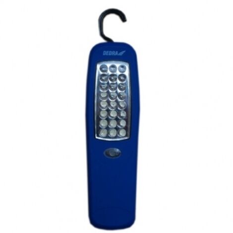 LAMPE DE POCHE 24 LED RECTANGULAIRE AVEC PILES - DEDL1002