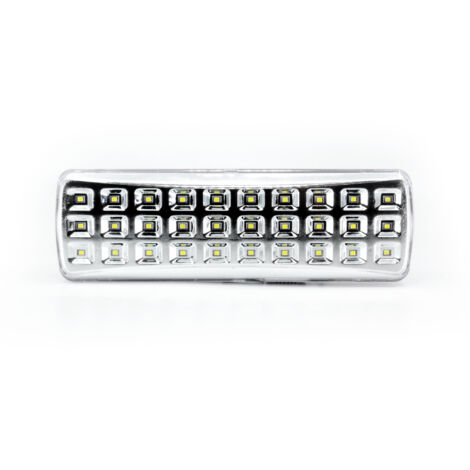 Lampe de poche avec batterie au lithium 30 LED deux modes d'éclairage - Avidsen - 103661