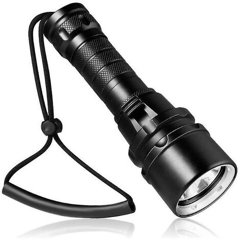 Torche De Plongée, 2600 Lumens Lampe de Plongée Sous Marine, P50 LED Lampes  de Plongée à Piles IP67 étanche à 80m, 2 Modes A669 - Cdiscount Bricolage