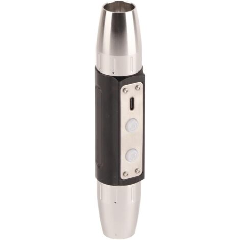 Lampe de Poche d'identification de Bijoux, Lampe de Poche UV Polyvalente, Évaluation de Bijoux, 4 Sources de Lumière, Rechargeable par USB, pour Pièces en Acier Inoxydable et Aluminium
