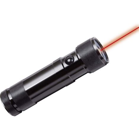 LED Lampe de poche lampe avec pointeur laser incl batteries de graver chaise