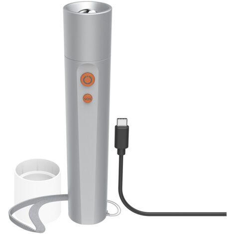 LAMPE DE POCHE LED ''FL350-C'', RECHARGEABLE, ALUMINIUM, 4 MODES + SOS HAMA