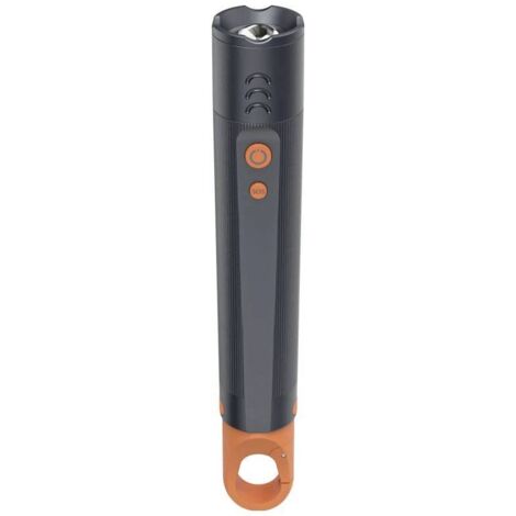 LAMPE DE POCHE LED ''FLX600'', PILES, RÉS. CHOCS, ALU., 4 MDES+SOS, ZOOM HAMA