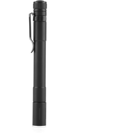 Lampe de poche LED haute puissance en alliage d'aluminium, lampe torche de Camping en plein air, 3 niveaux, noir