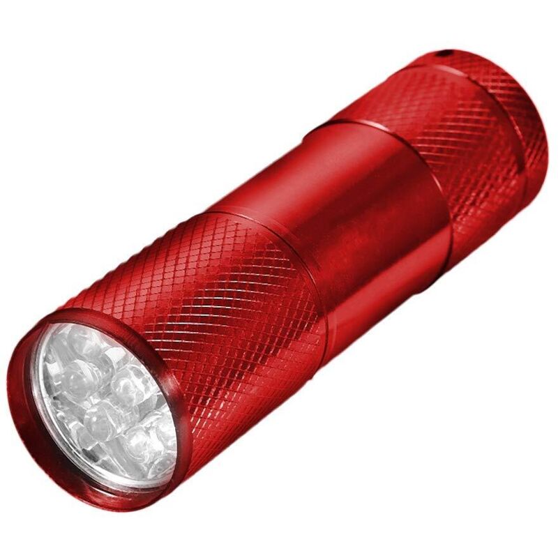 Lampe de Poche led légère, Lampe Torche uv, Temps d'éclairage 6-8H 365-400nm pour l'identification de Bijoux, contrôle de l'argent de détection de