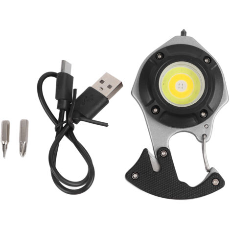 Lampe de poche LED multifonction, haute luminosité, portable et mini pour clés