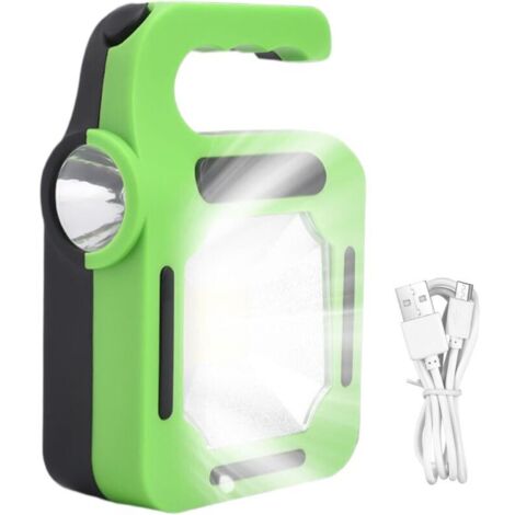 Lampe de Poche LED, Noir Lampe Torche LED, Lampe de Poche LED Lurgence, Lampe de Poche pour le Camping, la Randonnée, Multifonction Lampe Torche Puissante, Rechargeable Lampe Torche Rechargeable