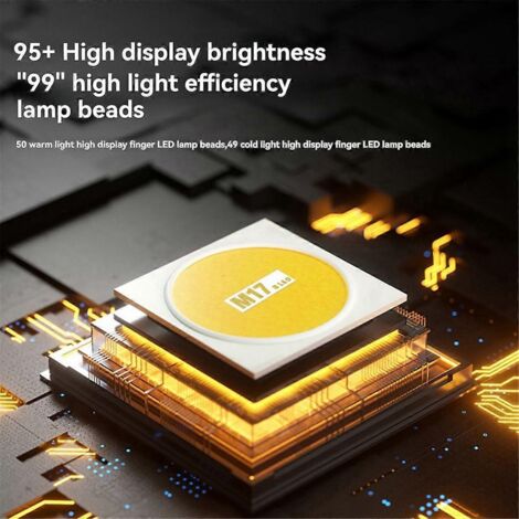 Lampe de poche LED pour selfies de téléphone 3000K-9900K--