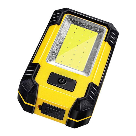 Lampe de poche LED Surfled avec crochet et aimant IP65 + fonction Power Bank 6000K - Ledme - LM9041