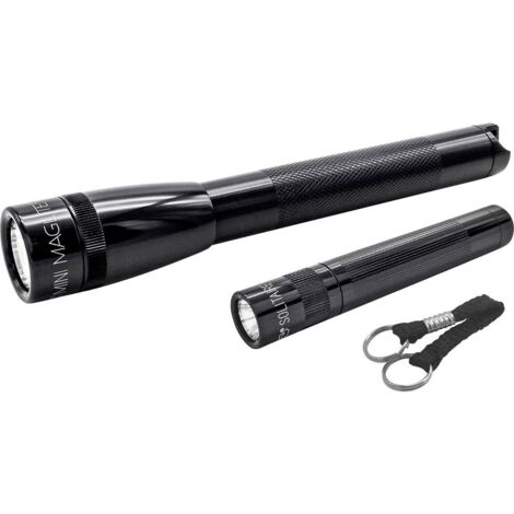 Lampe de poche Mag-Lite Mini Pro AA +Solitaire City-Life-Kit LED à pile(s) 272 lm 2.5 h 118 g