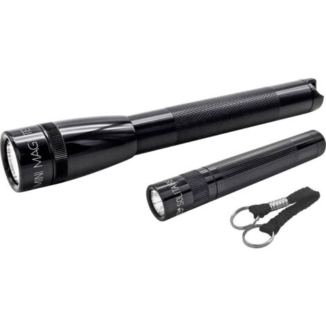 Lampe de poche Mag-Lite Mini Pro AA +Solitaire City-Life-Kit LED à pile(s) 272 lm 2.5 h 118 g