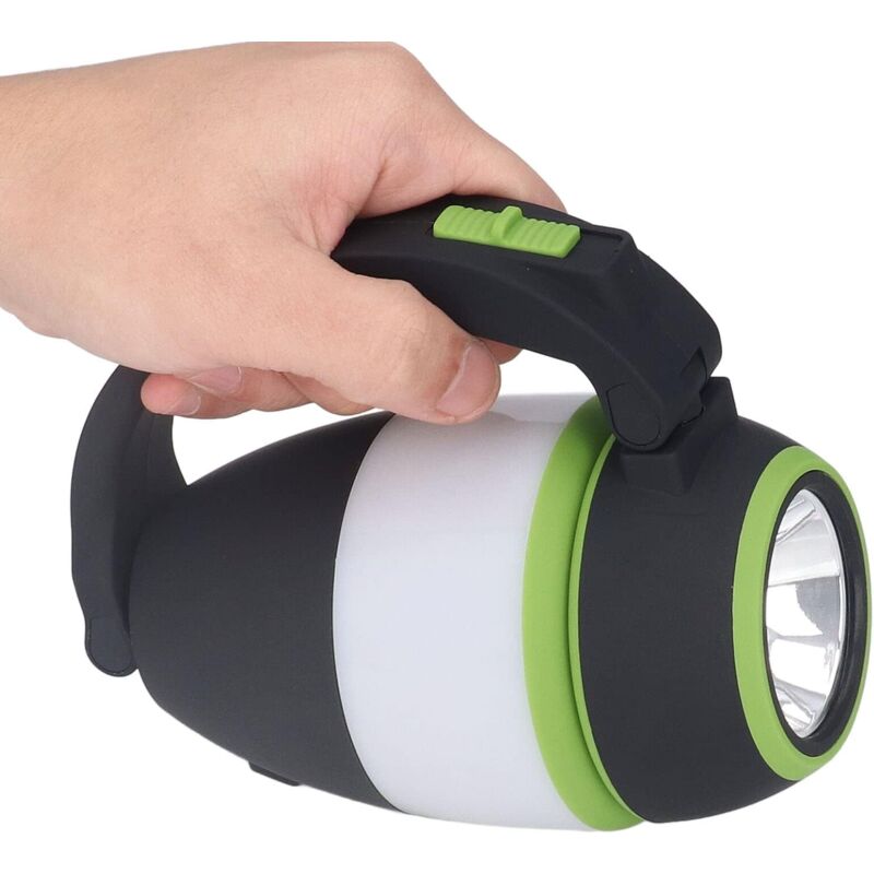 Lampe de poche multifonction rechargeable pour camping, randonnée, extérieur, banque d'alimentation USB, lampe de bureau portable, adaptée au camping