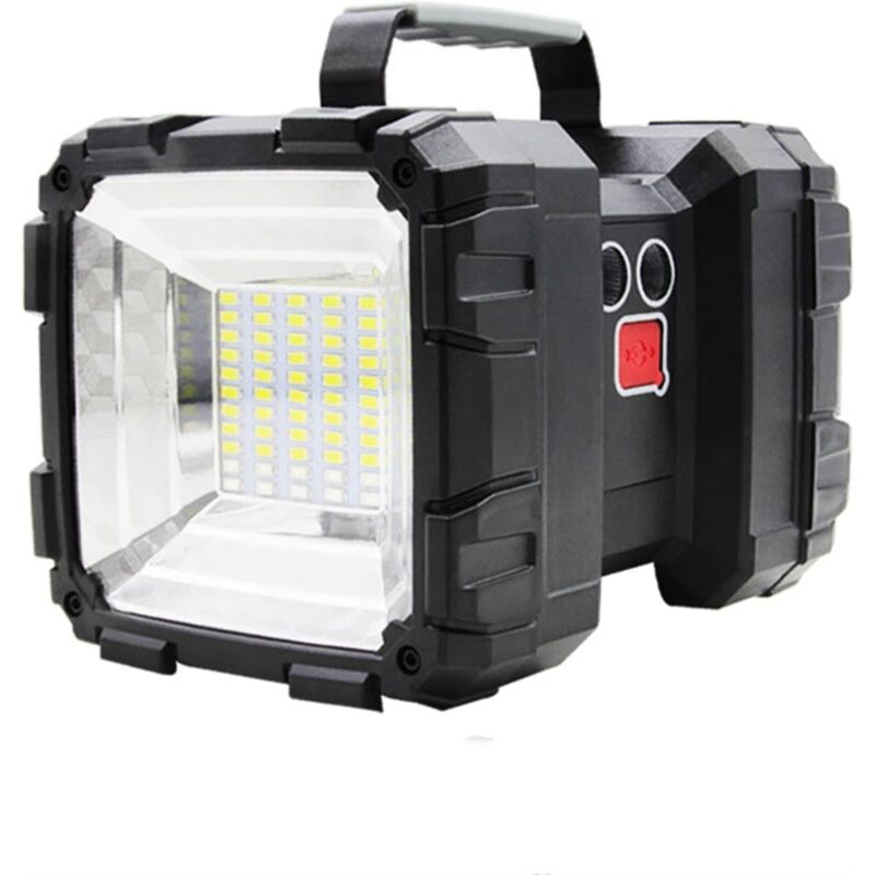 Lampe de poche rechargeable, lampe de poche à LED, capacité de 10 000 lm, 1 200 lm, 20 heures d'autonomie en veille super longue, 3 + 4 modes