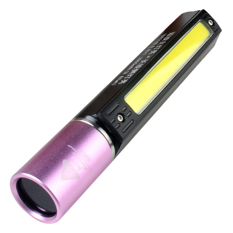 Lampe de poche UV 365 nm avec 3 LED, rechargeable 2 en 1, lampe torche tactique LED pour détection d'urine d'animaux domestiques, durcissement en