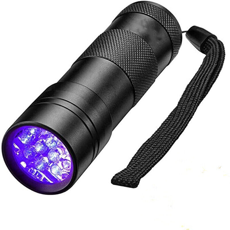 Lampe de poche UV détecteur de taches d'urine pour animaux de compagnie détecteur de lampe de poche à lumière noire