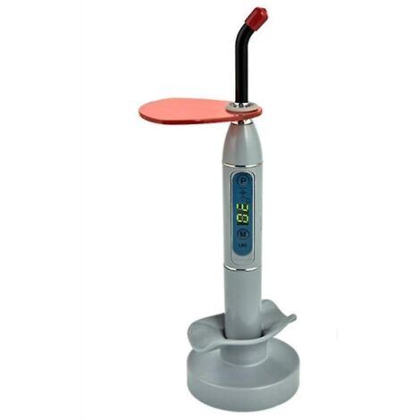 Lampe de polymérisation dentaire sans fil à LED Lampe de polymérisation sans fil bleue Machine de polymérisation Lampe de travail réglable